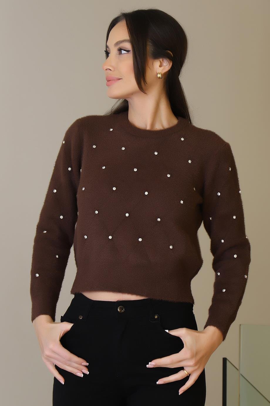 ROBİN-GEZİCİT95044-2K6 ROBİN TRİKO-KAHVE