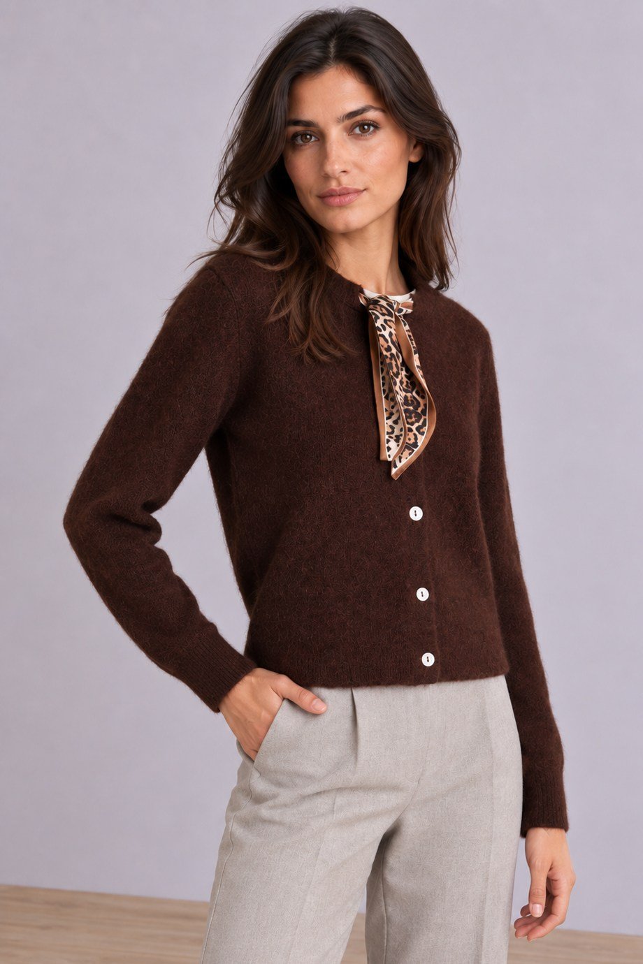 ROBİN-GEZİCİT95150-2K7 ROBİN HIRKA-KAHVE