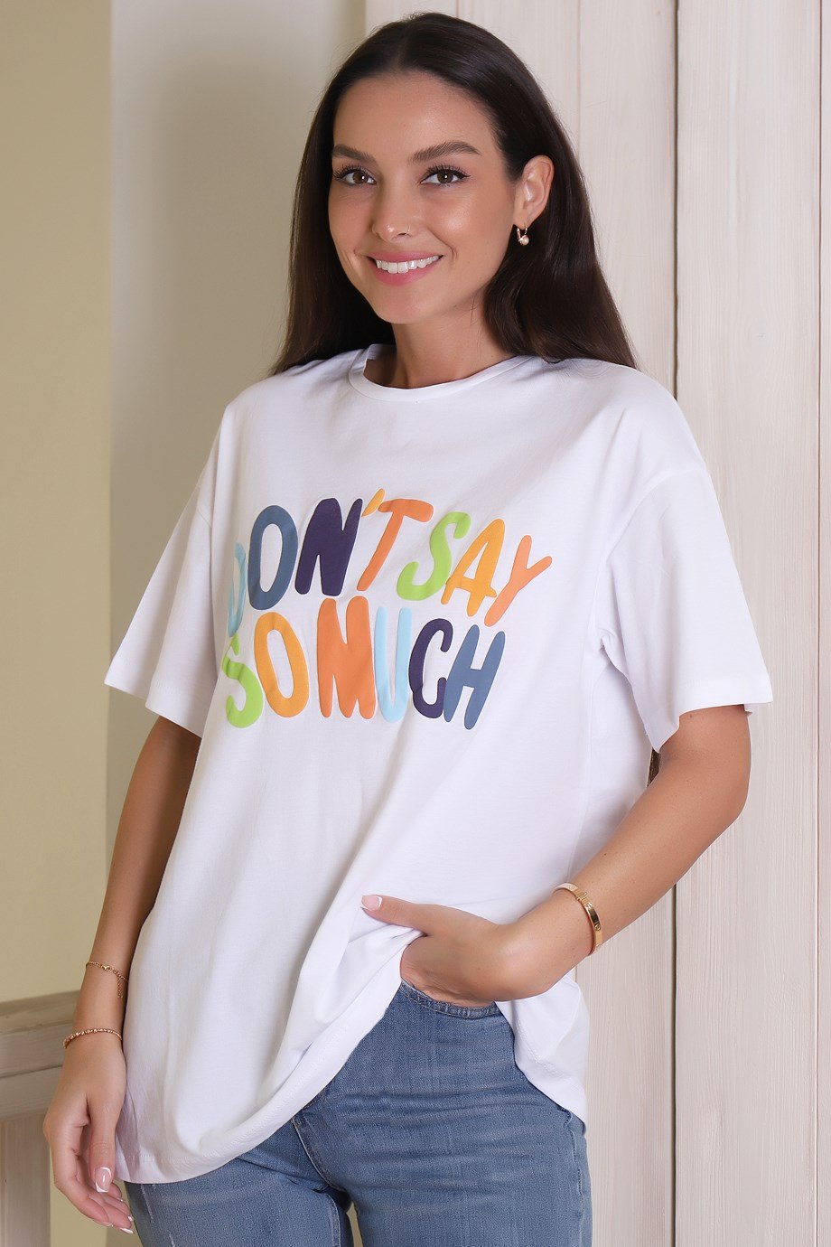 S0010672-2Y2 BUSEM TSHIRTBEYAZ