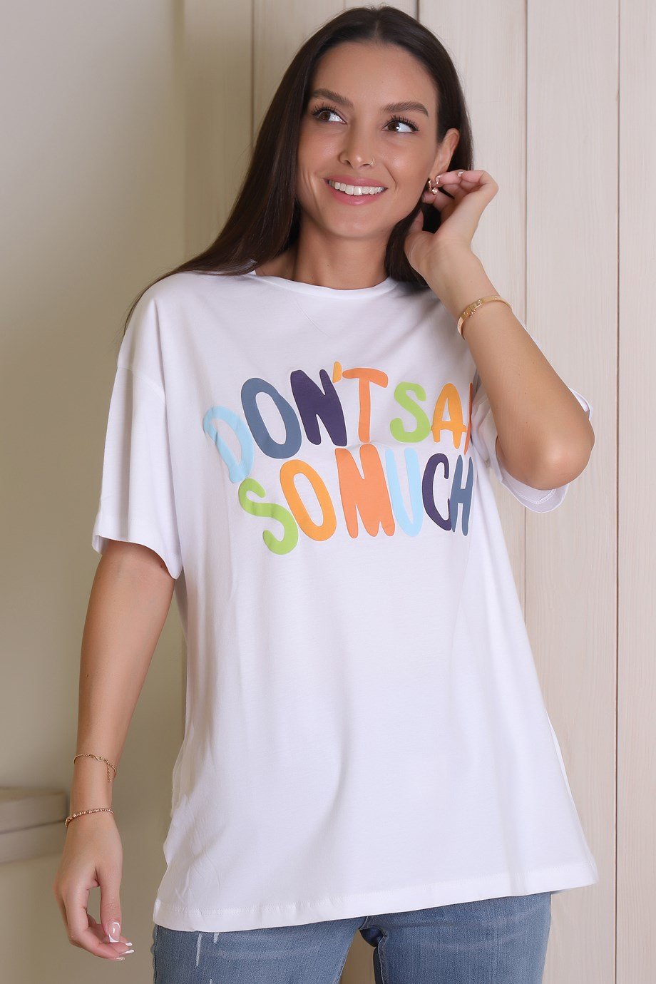 S0010672-2Y2 BUSEM TSHIRTBEYAZ