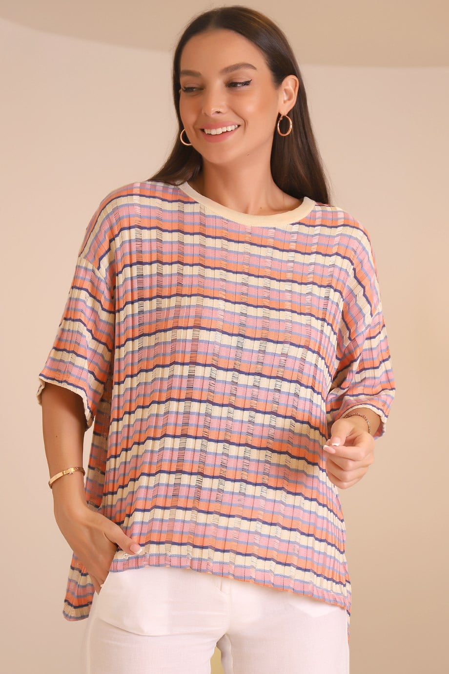 S0011454-2Y2 BUSEM TSHIRTBEJ ORANJ