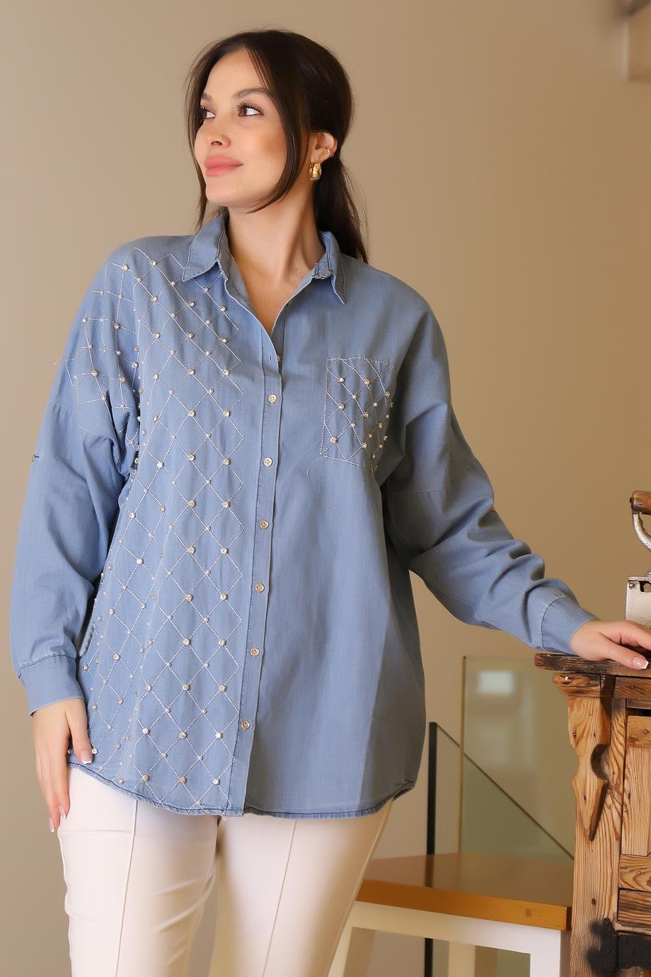 SALOON4744-2Y5 SALOON GÖMLEKKOT