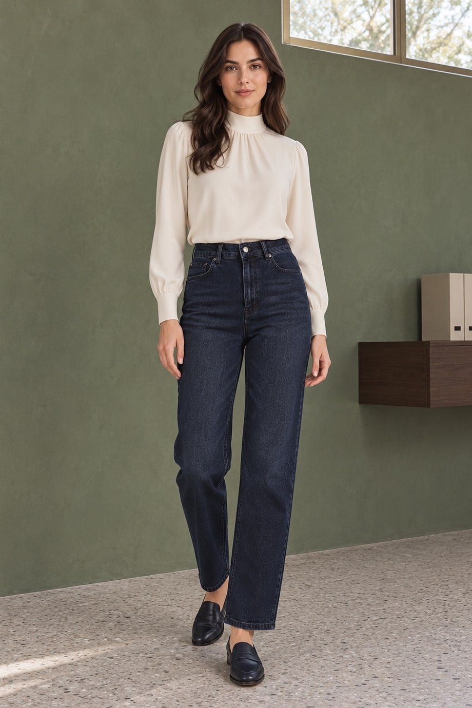 SERPİL-MEZROKadın Kot Pantolon 3776-2K7