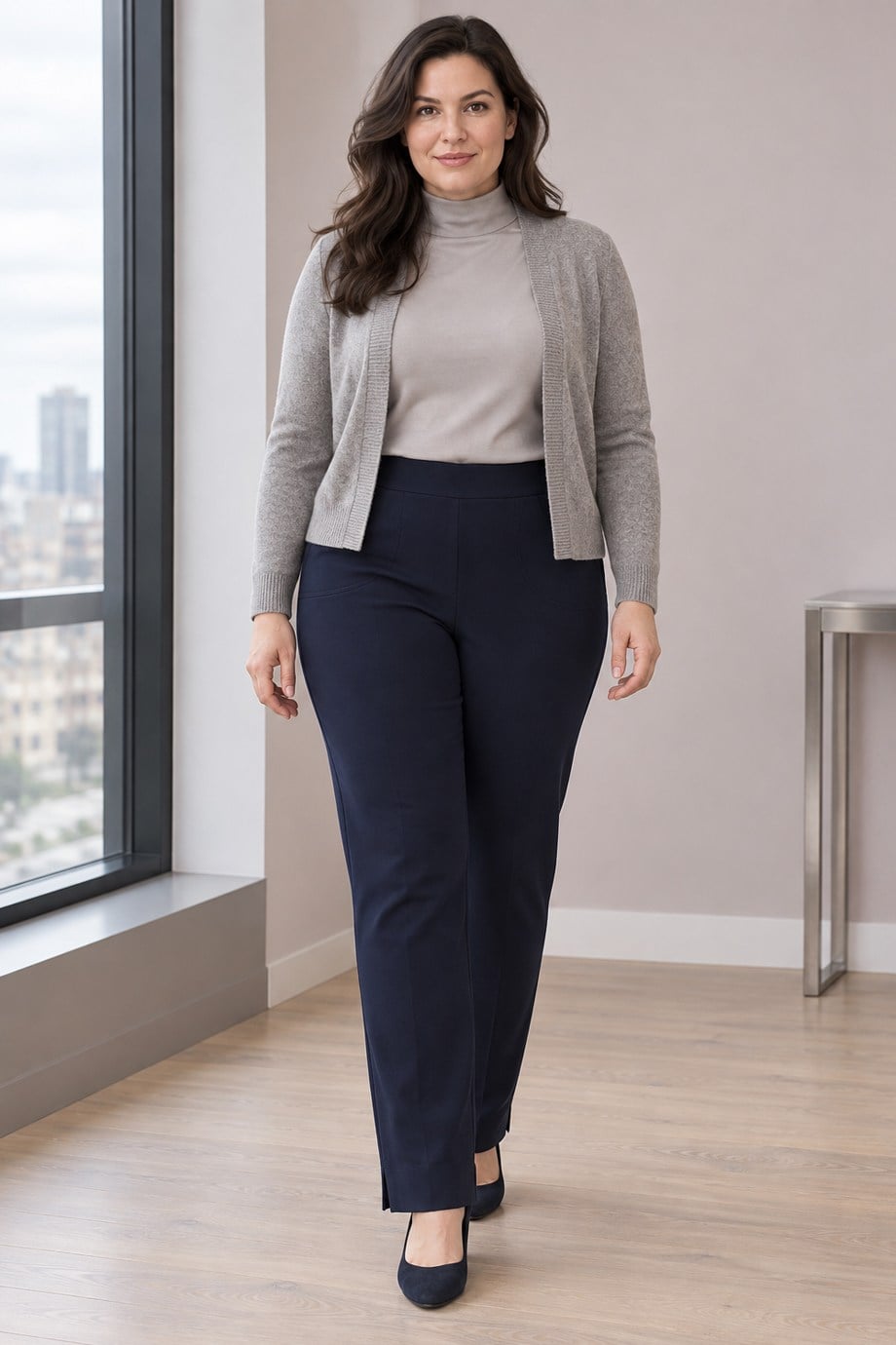 SERPİL-MEZROKadın Lacivert Pantolon 6310-2K7