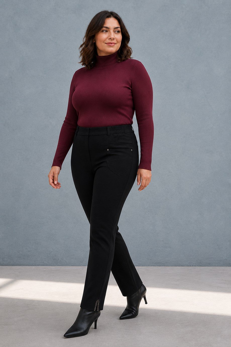 Serpil Tanrıverdi6241-2K7 SERPİL TANRIVERDİ PANTOLON-SİYAH
