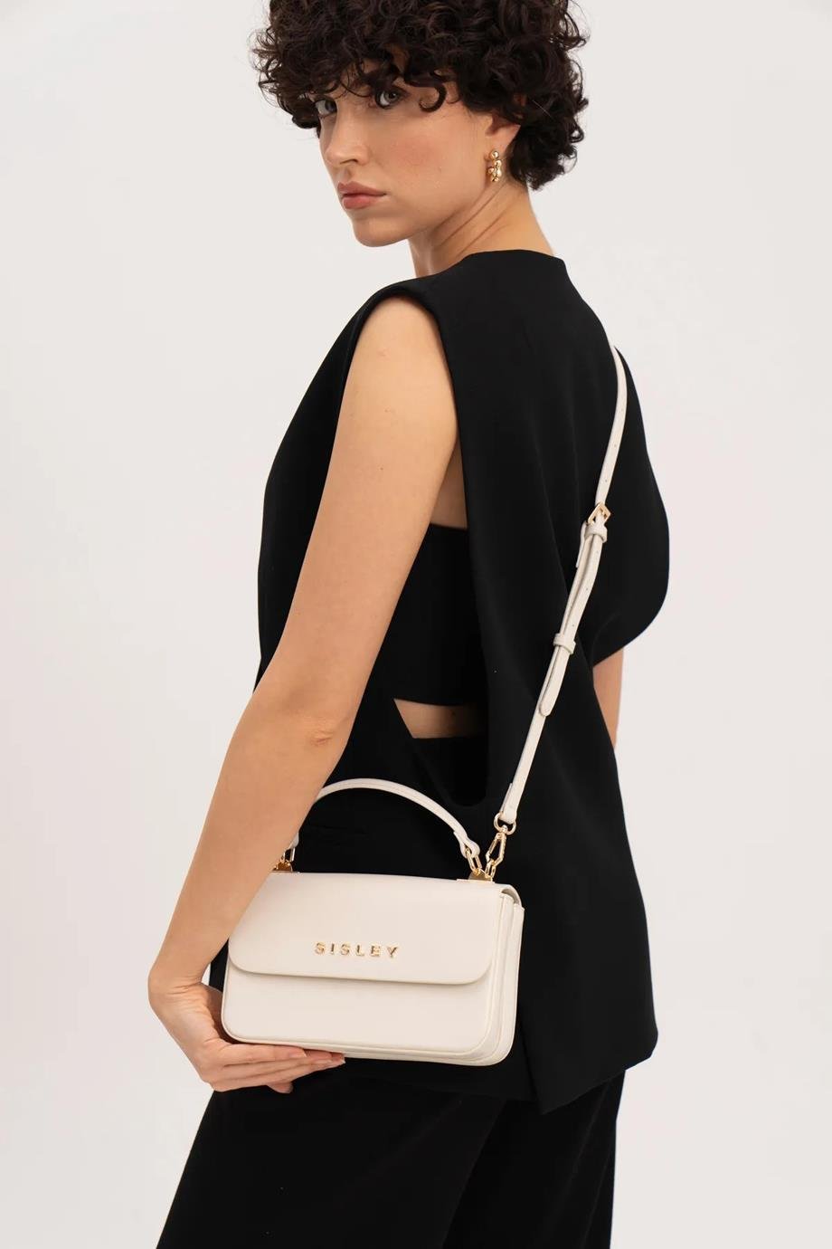 SISLEY-BENETTON014-2Y4 SISLEY ÇANTABEYAZ