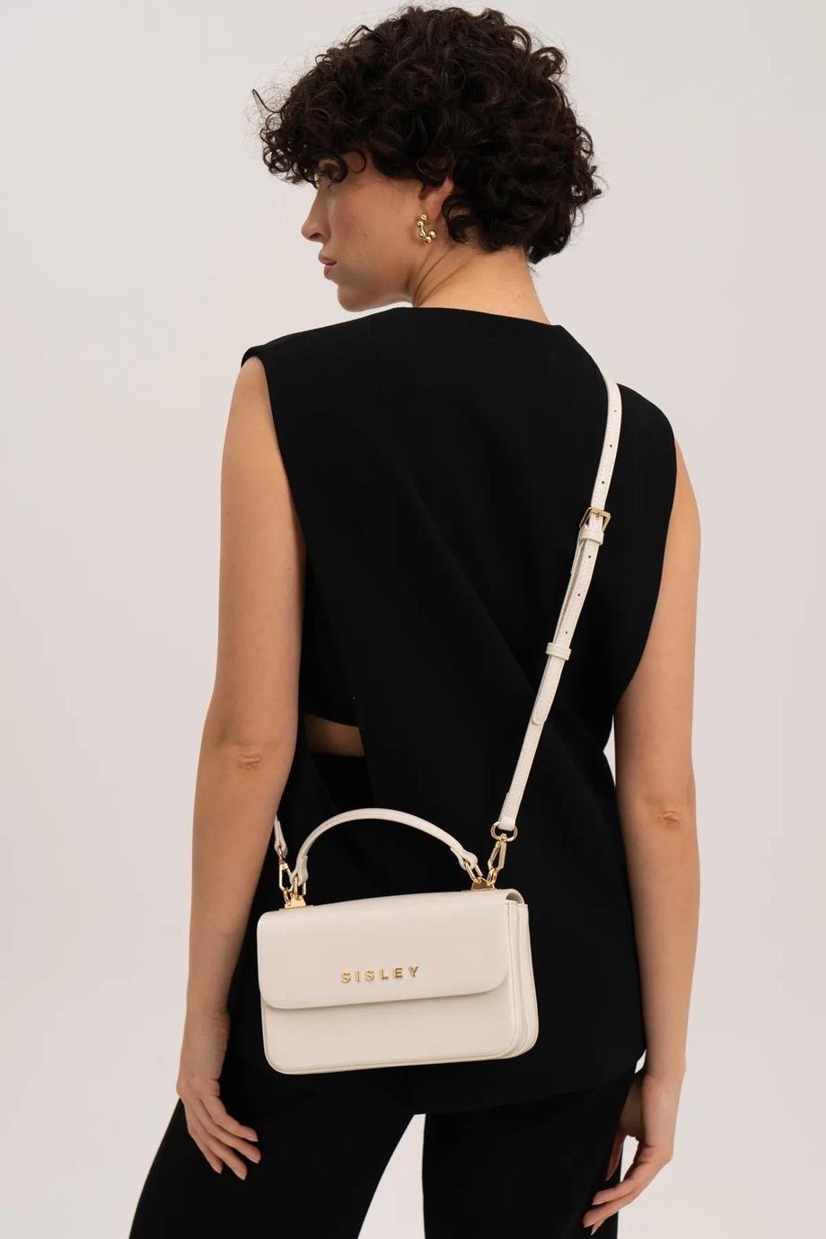 SISLEY-BENETTON014-2Y4 SISLEY ÇANTABEYAZ