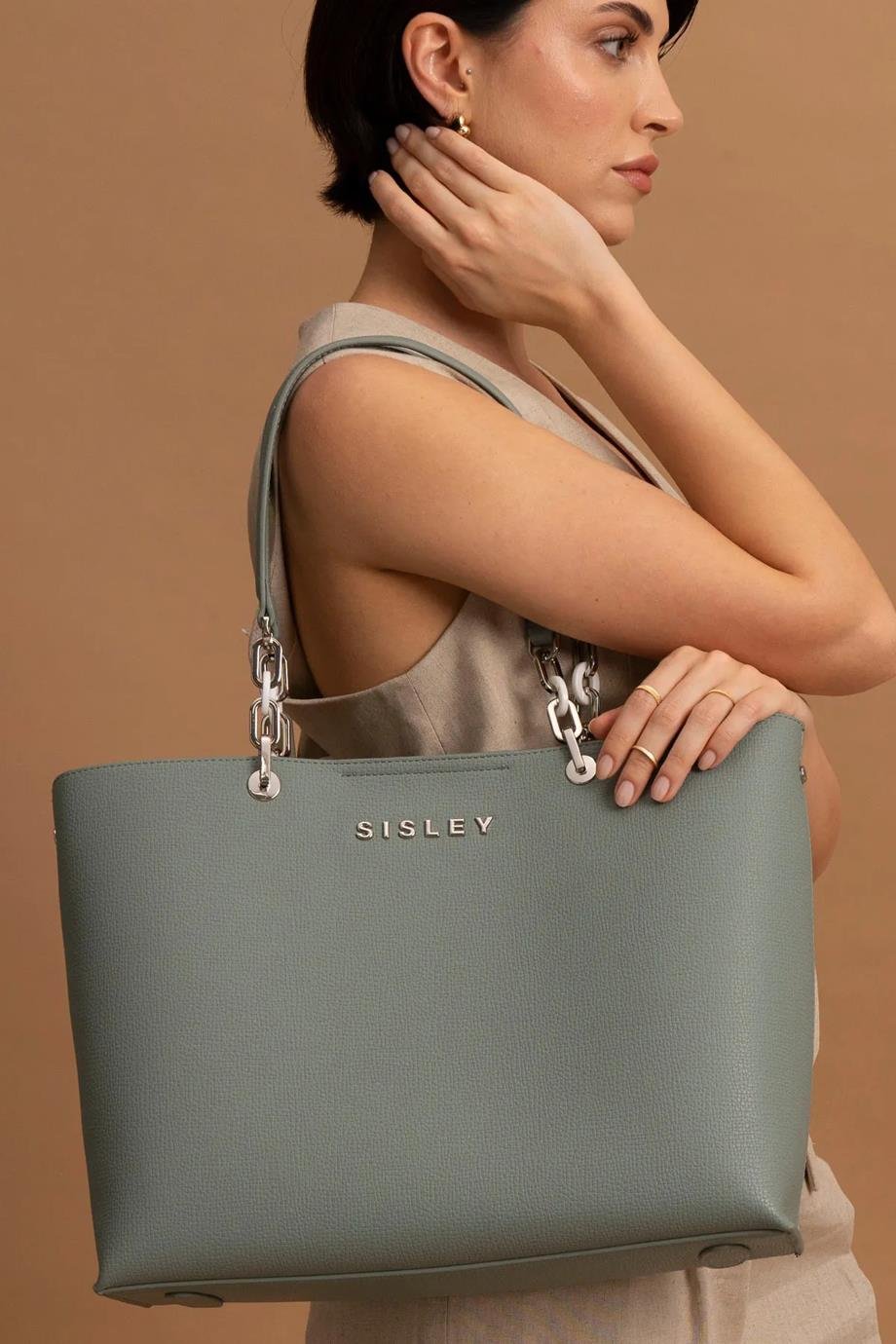 SISLEY-BENETTON019-2Y4 SISLEY ÇANTAYEŞİL
