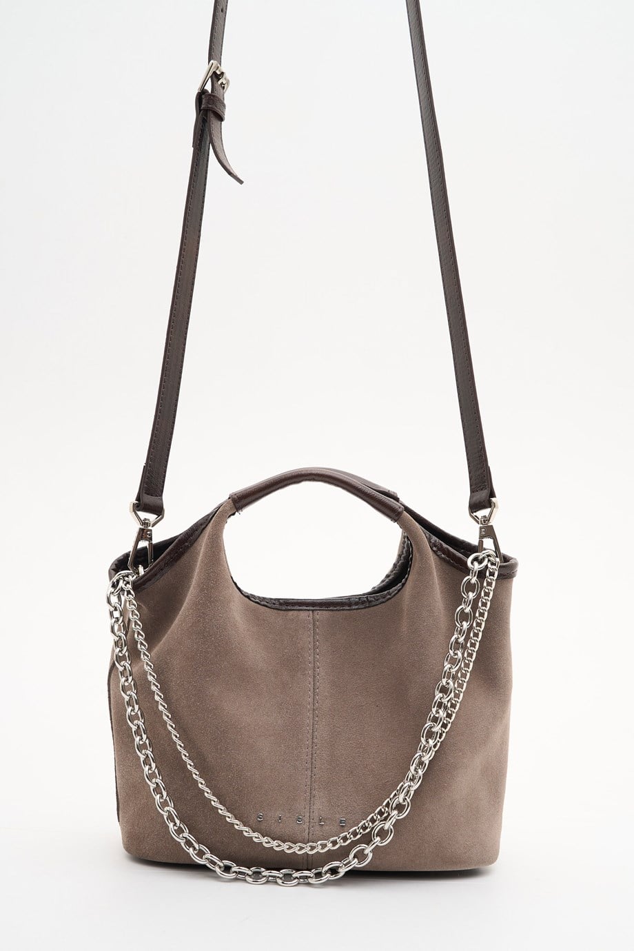 SISLEY-BENETTON510-2K7 SISLEY ÇANTA-TAŞ KAHVE