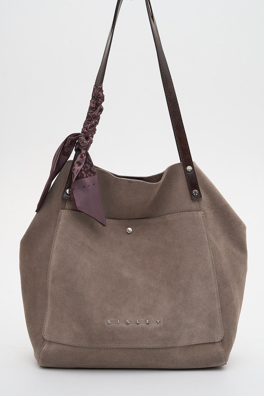 SISLEY-BENETTON511-2K7 SISLEY ÇANTA-TAŞ KAHVE