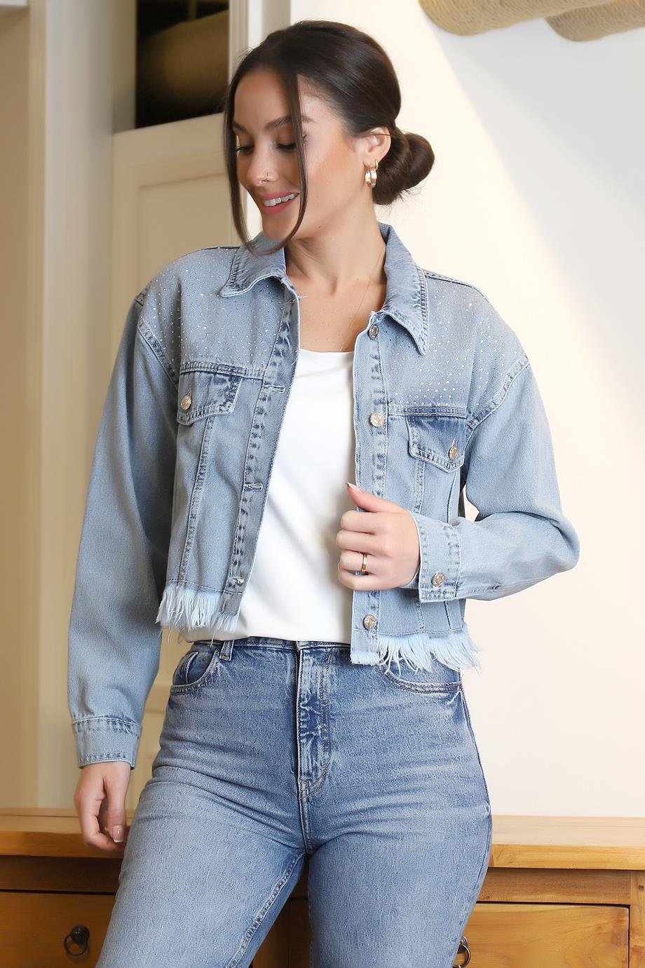 SOUL31641-2Y4 SOUL CEKETMAVİ