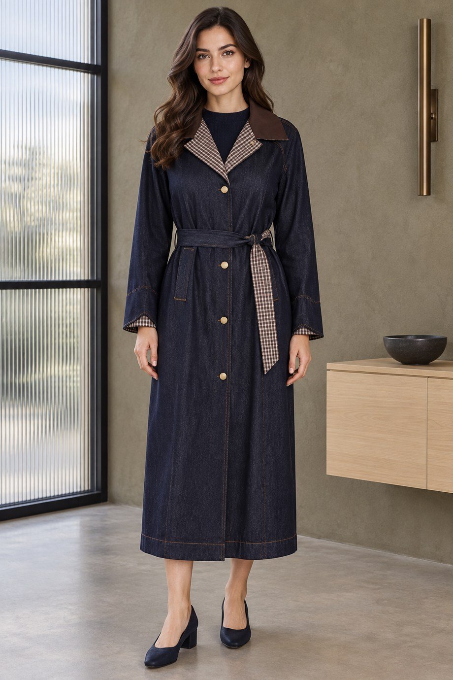 SOUL32479-2K7 SOUL TRENCH-NAVY
