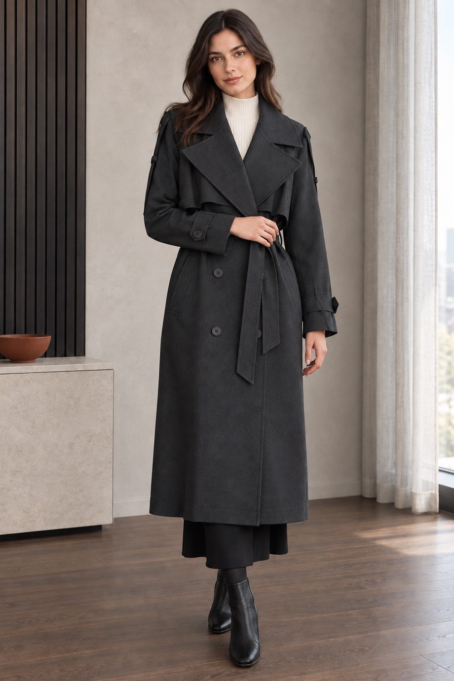 SOUL32553-2K7 SOUL TRENCH-ANTRASİT