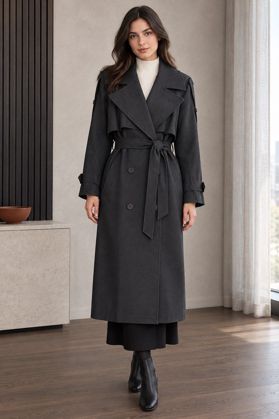 SOUL32553-2K7 SOUL TRENCH-ANTRASİT