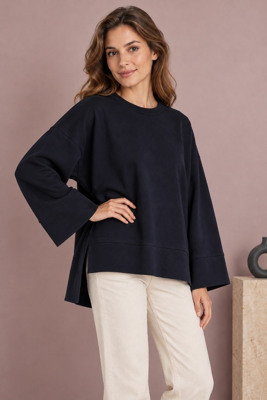 SOUL32560-2K7 SOUL BLUZ-NAVY