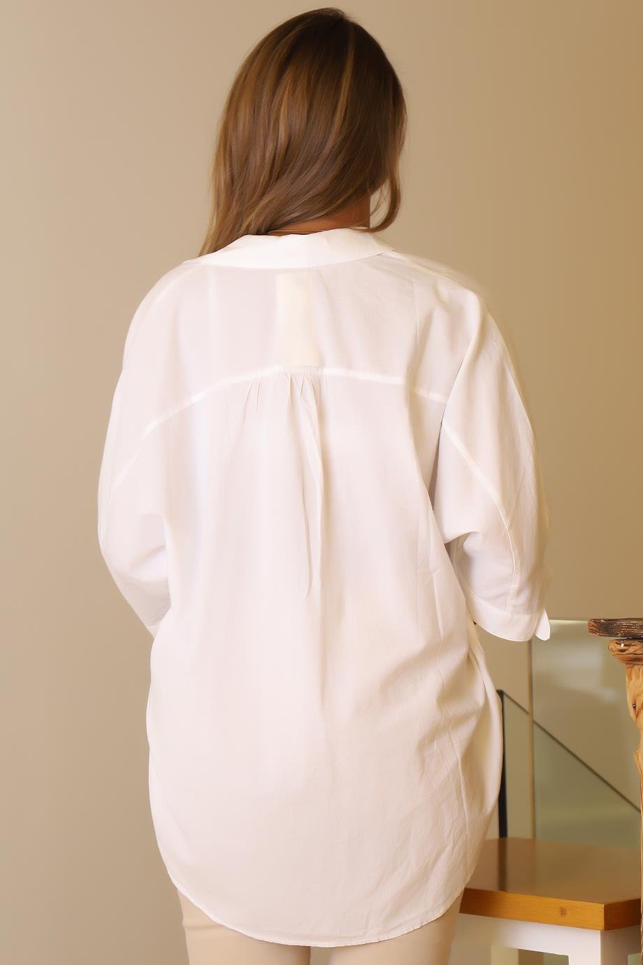 SY COOL6806-2Y5 SY COLL TUNİKBEYAZ