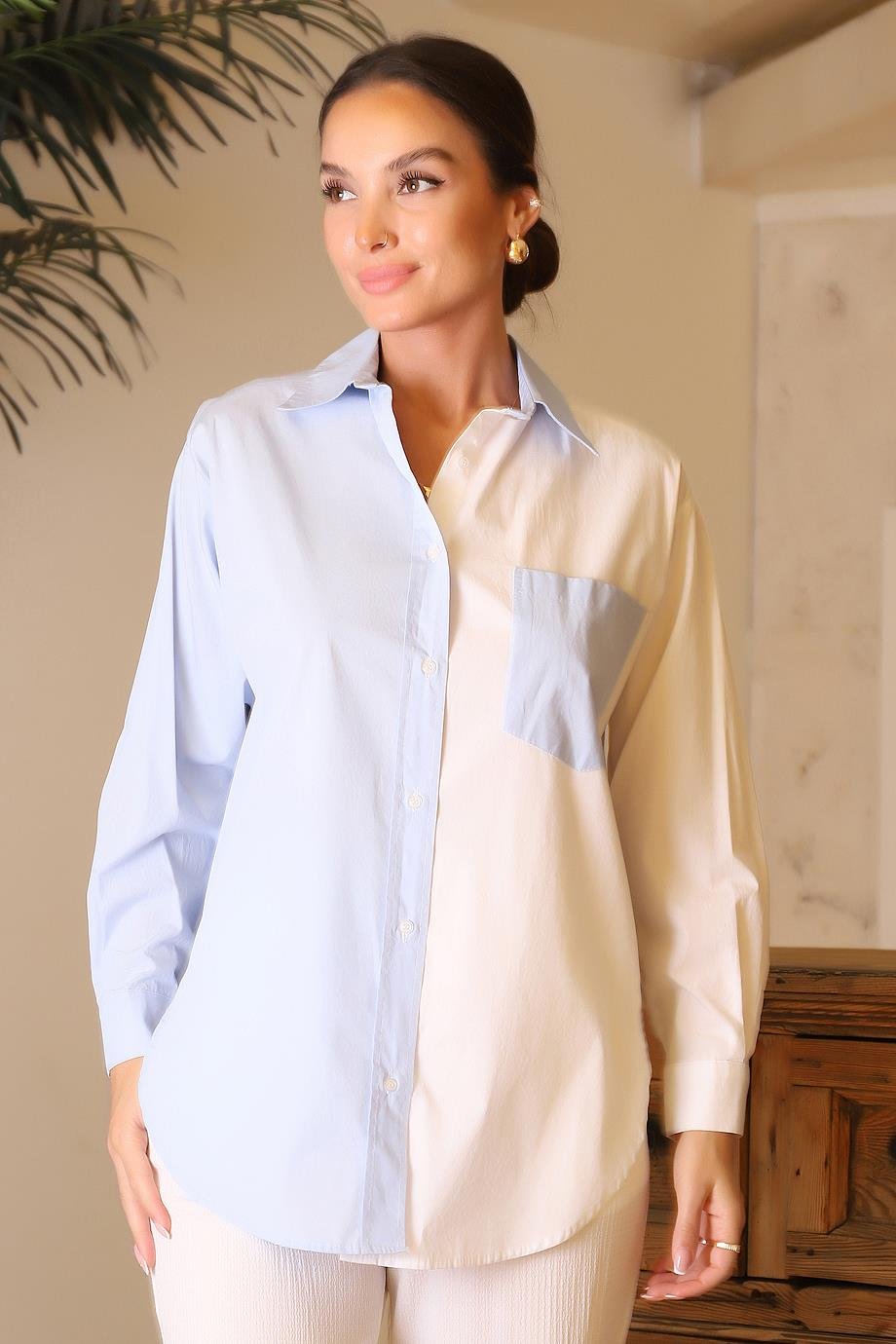 SY COOL8104-2Y4 SY COLL TUNİKMAVİ