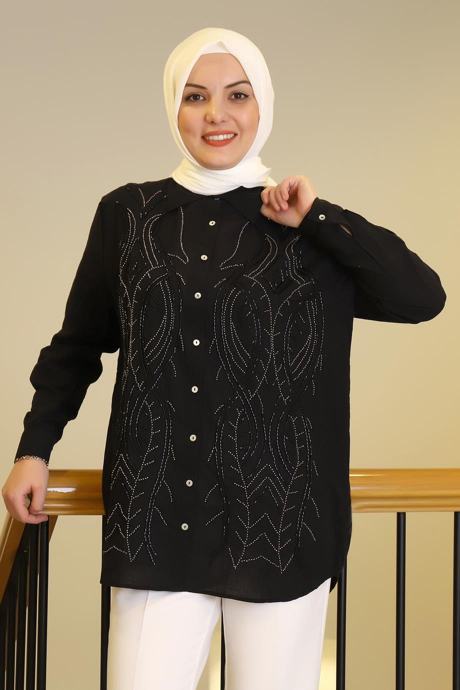 TOUCHE25Y2FIU043-2Y5 TOUCHE GÖMLEKSİYAH