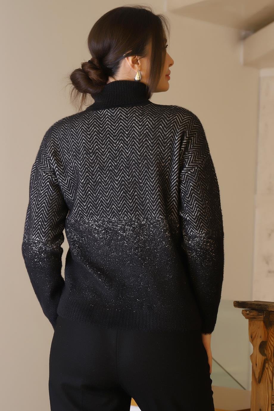 TWO MAİL22447-2K5 TWO MAİL BLUZSİYAH