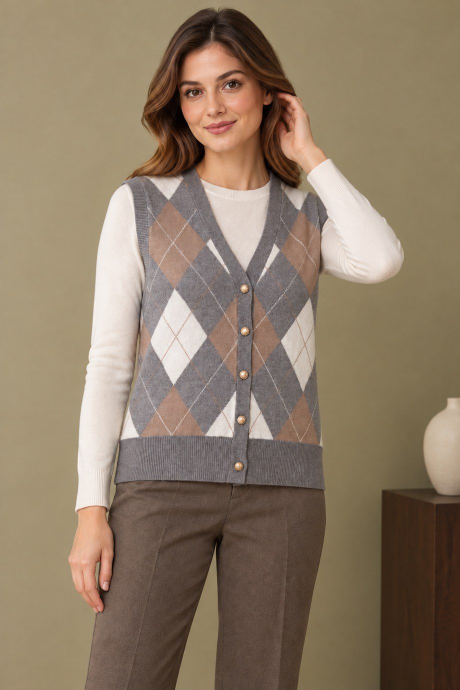 VELA2048-2K7 VELA KAZAK-GRİ