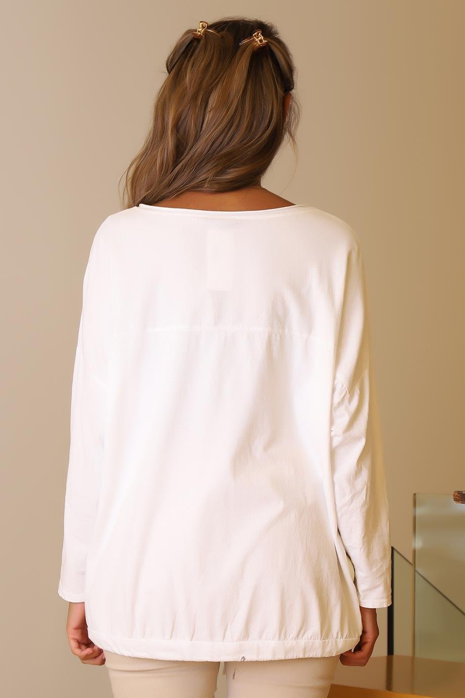 VELA216261-2Y5 VELA BLUZBEYAZ