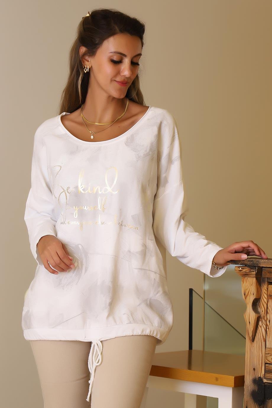 VELA216261-2Y5 VELA BLUZBEYAZ