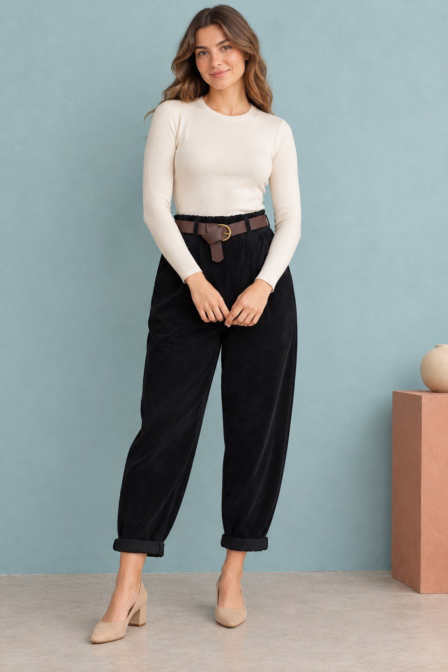 VELA33336-2K7 VELA PANTOLON-SİYAH