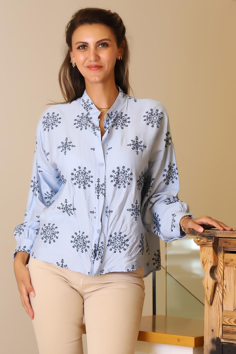 VELA51029-2Y5 VELA BLUZMAVİ