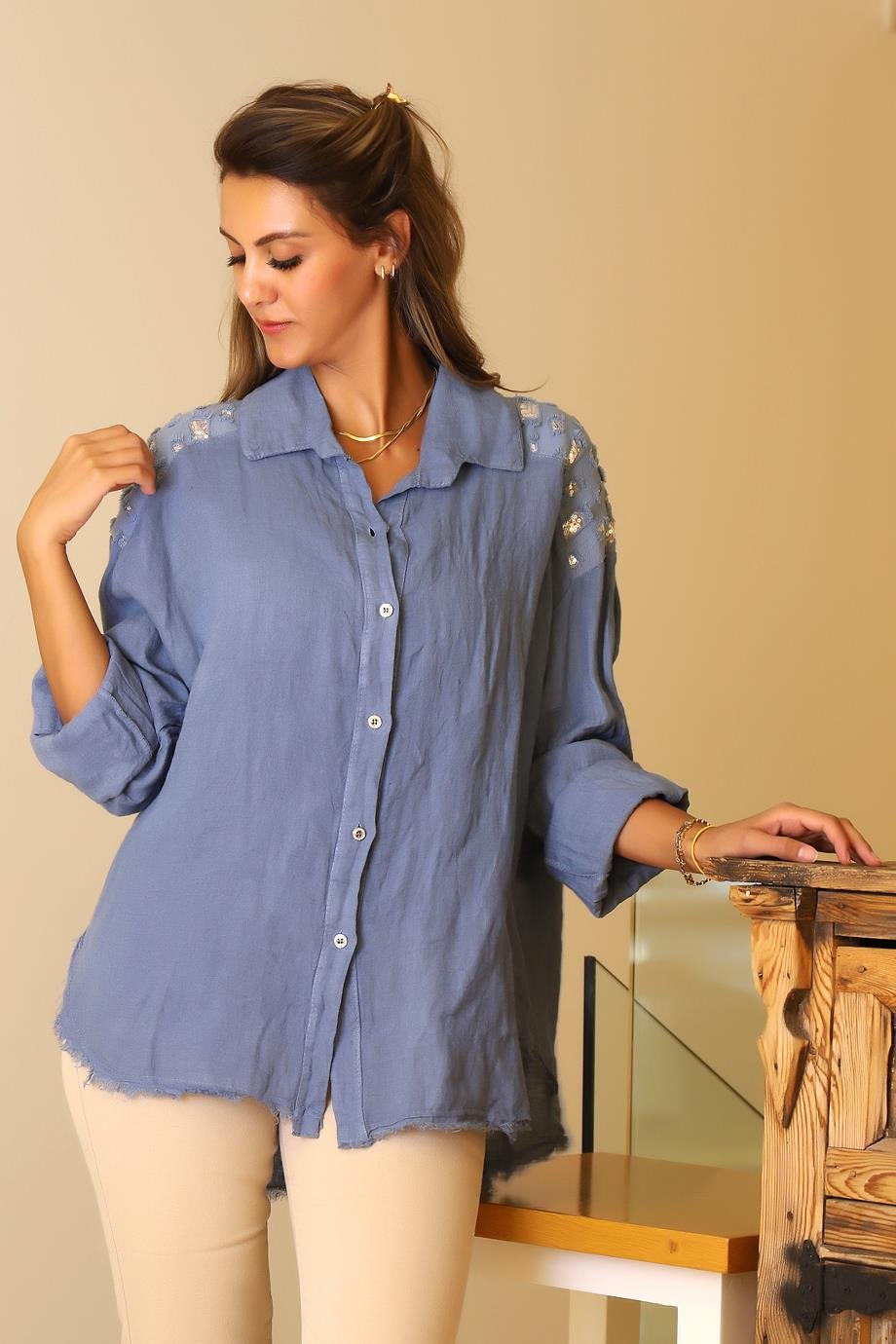 VELA81921-2Y5 VELA BLUZİNDİGO