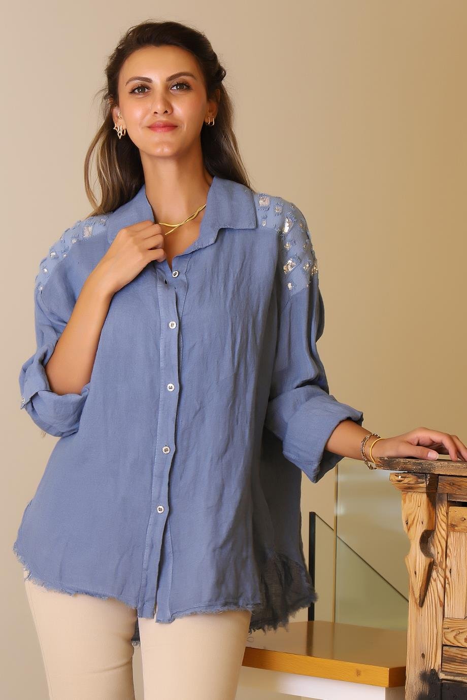 VELA81921-2Y5 VELA BLUZİNDİGO