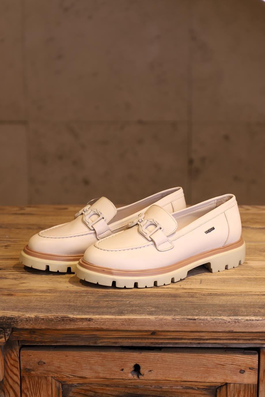 VENÜSTokalı Bej Kadın  Deri Ayakkabı  2412902-2Y4