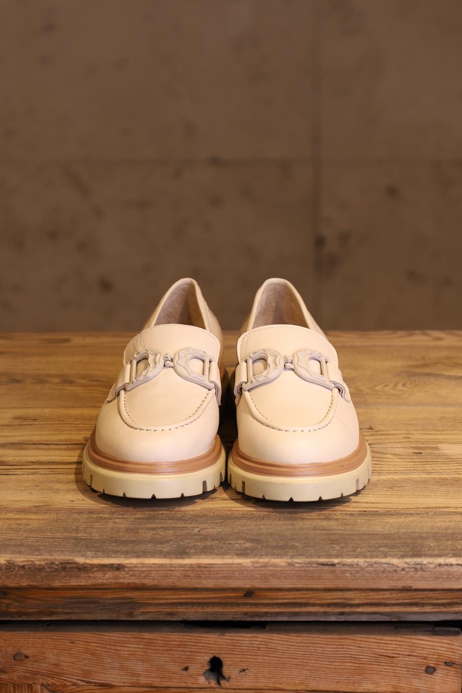 VENÜSTokalı Bej Kadın  Deri Ayakkabı  2412902-2Y4