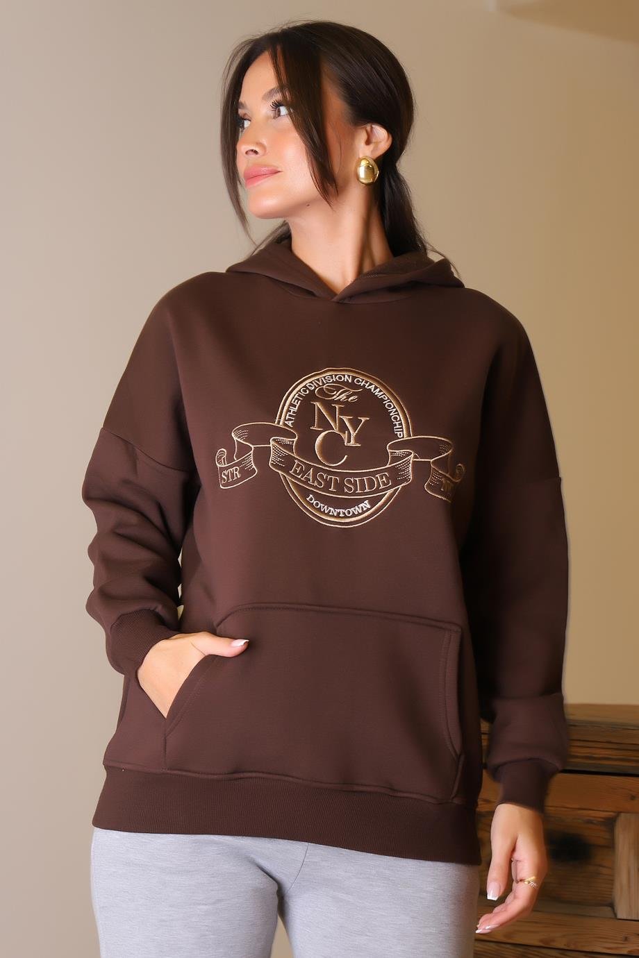 ZENTONİ3040-2K5 ZENTONİ SWEATKAHVE