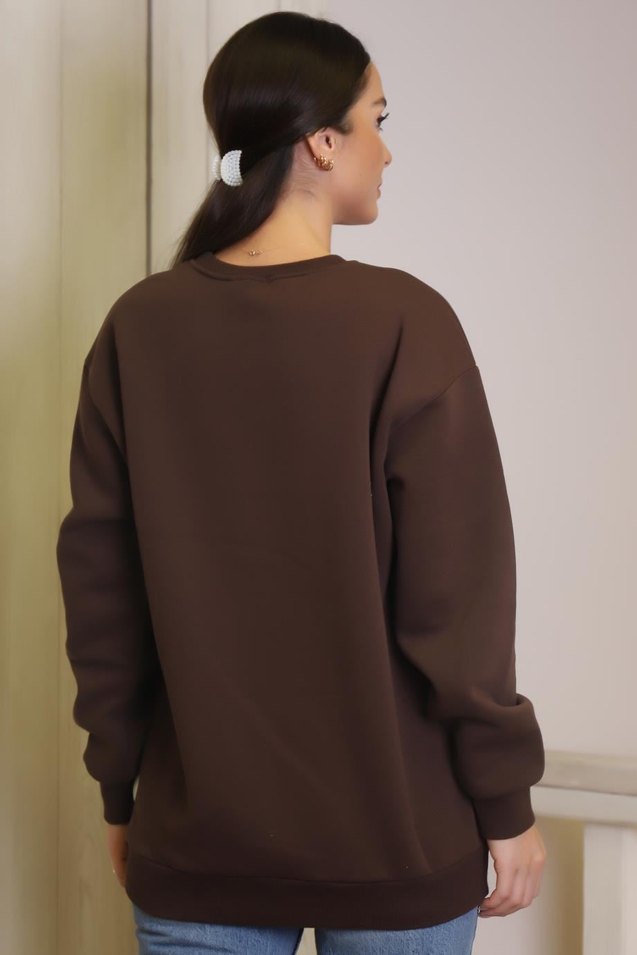 ZENTONİ3044-2K4 ZENTONİ SWEATKAHVE