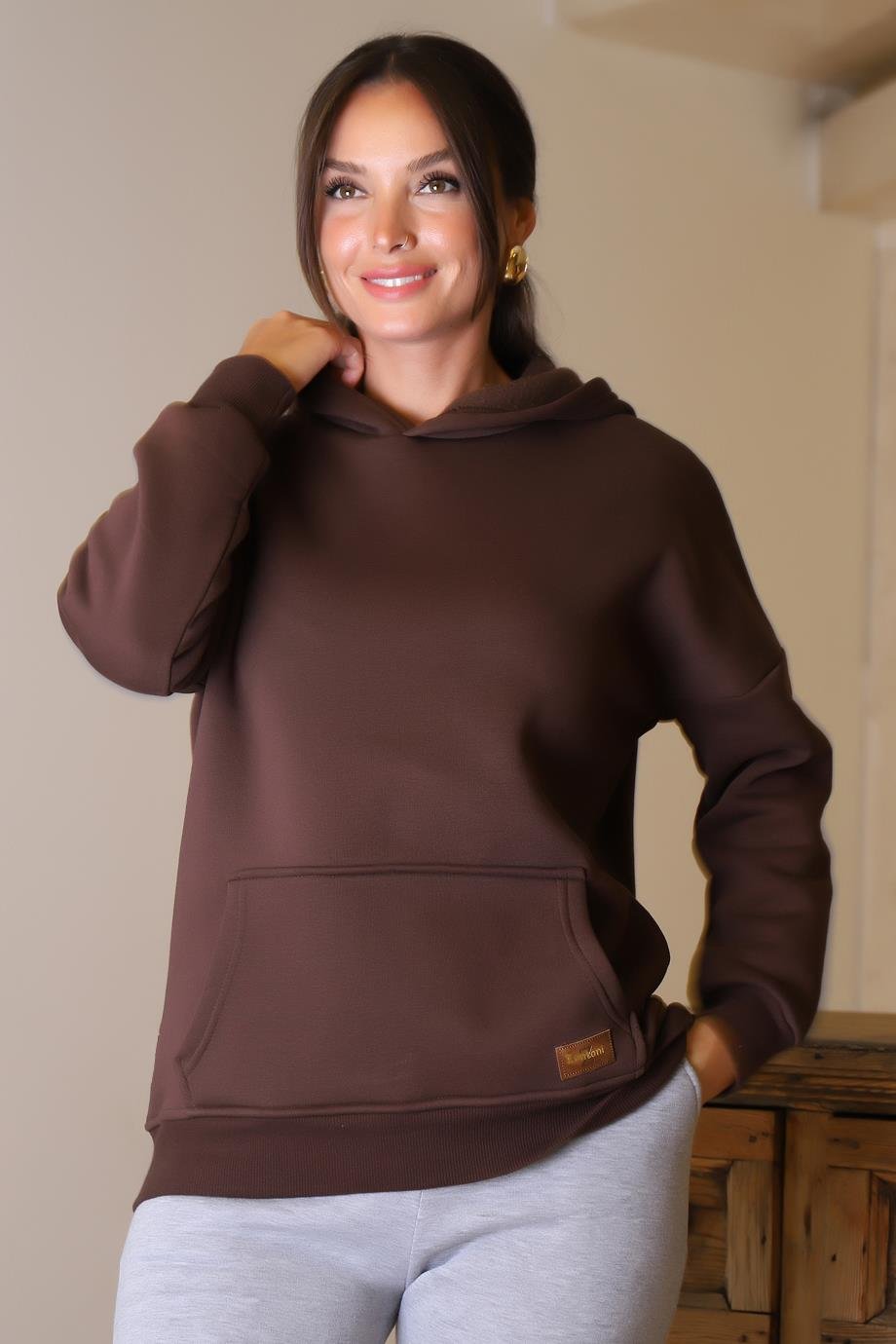 ZENTONİ3046-2K4 ZENTONİ SWEATKAHVE