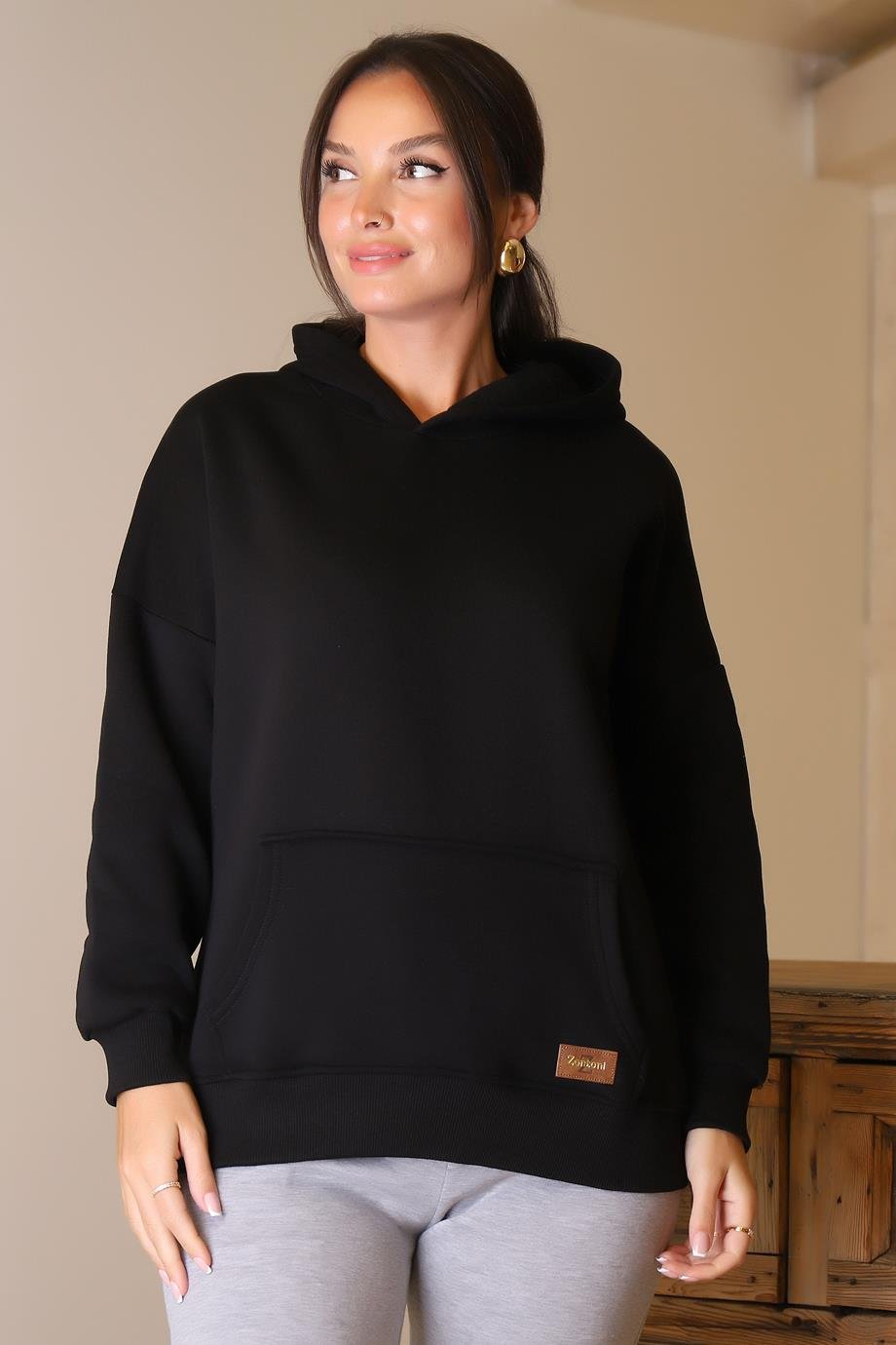 ZENTONİ3046-2K4 ZENTONİ SWEATSİYAH