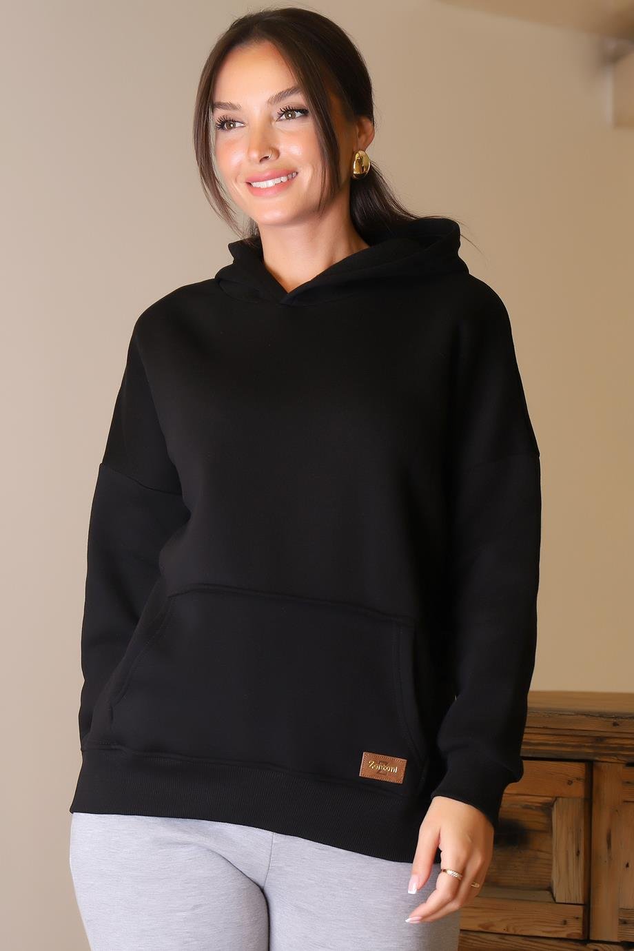 ZENTONİ3046-2K4 ZENTONİ SWEATSİYAH