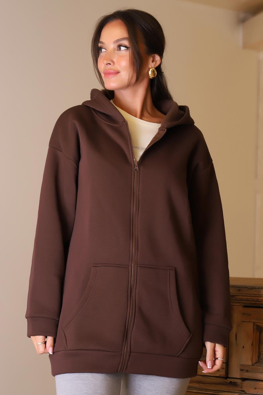 ZENTONİ3055-2K5 ZENTONİ  SWEATKAHVE