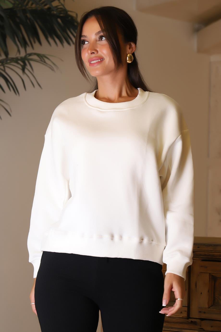 ZENTONİ4012-2K5 ZENTONİ SWEATBEYAZ