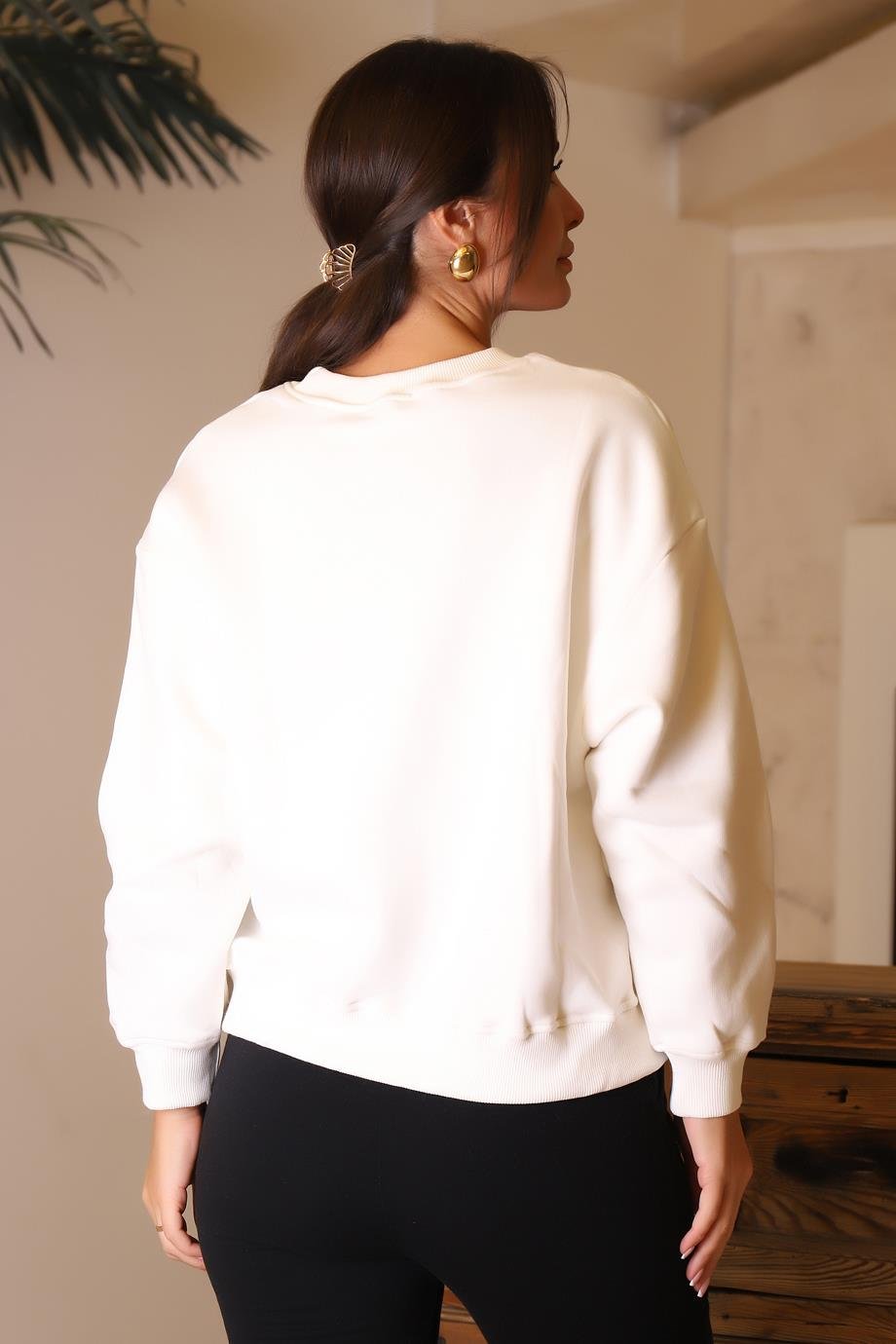 ZENTONİ4012-2K5 ZENTONİ SWEATBEYAZ