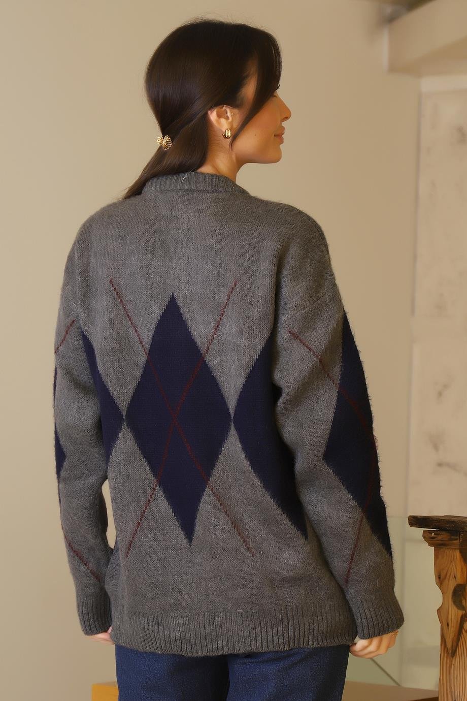 ZENTONİ5574-2K6 ZENTONİ KAZAK-GRİ LACİ