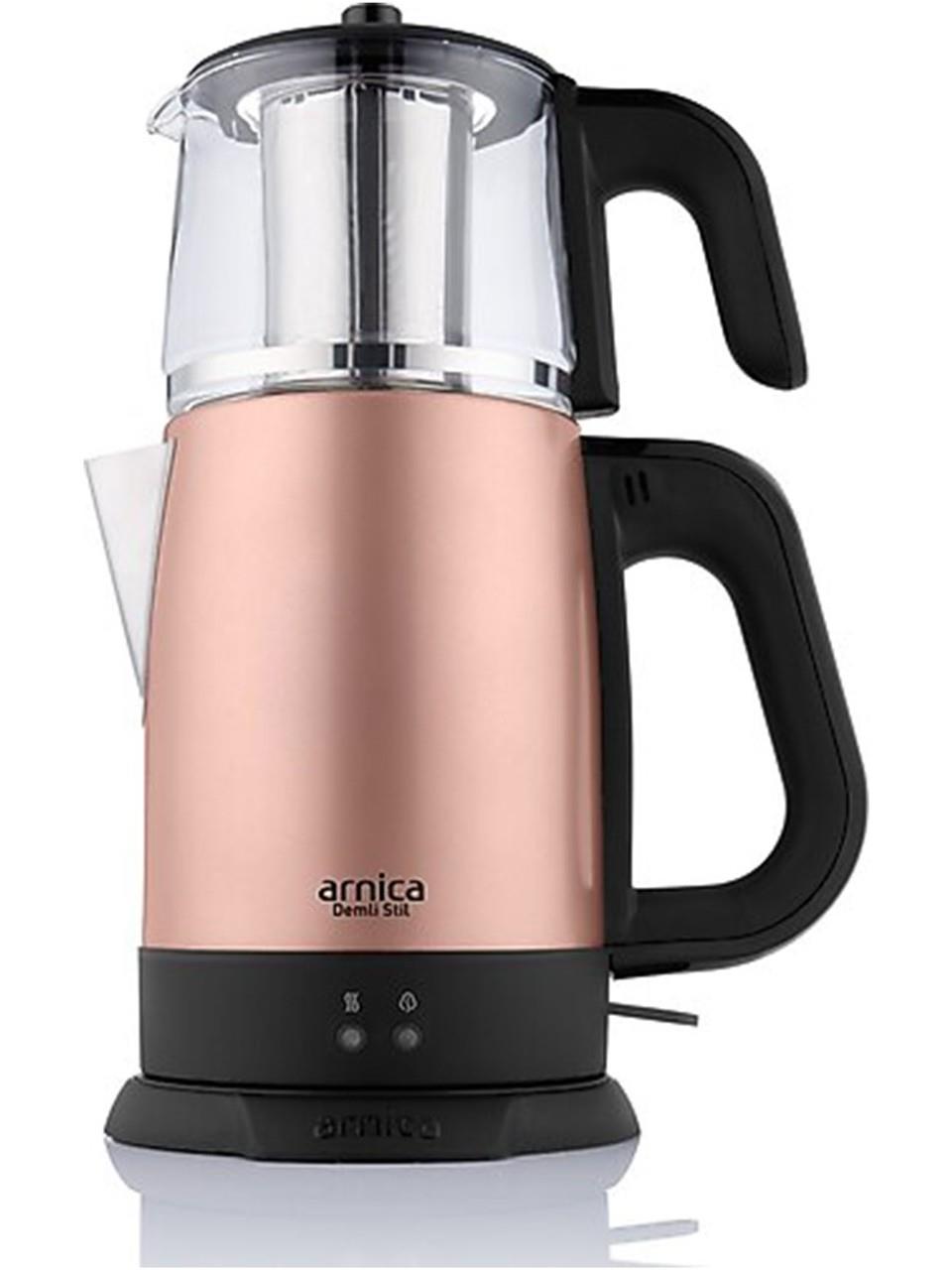 Arnica IH33200 Demli Stil Rose Cam Çay Makinası