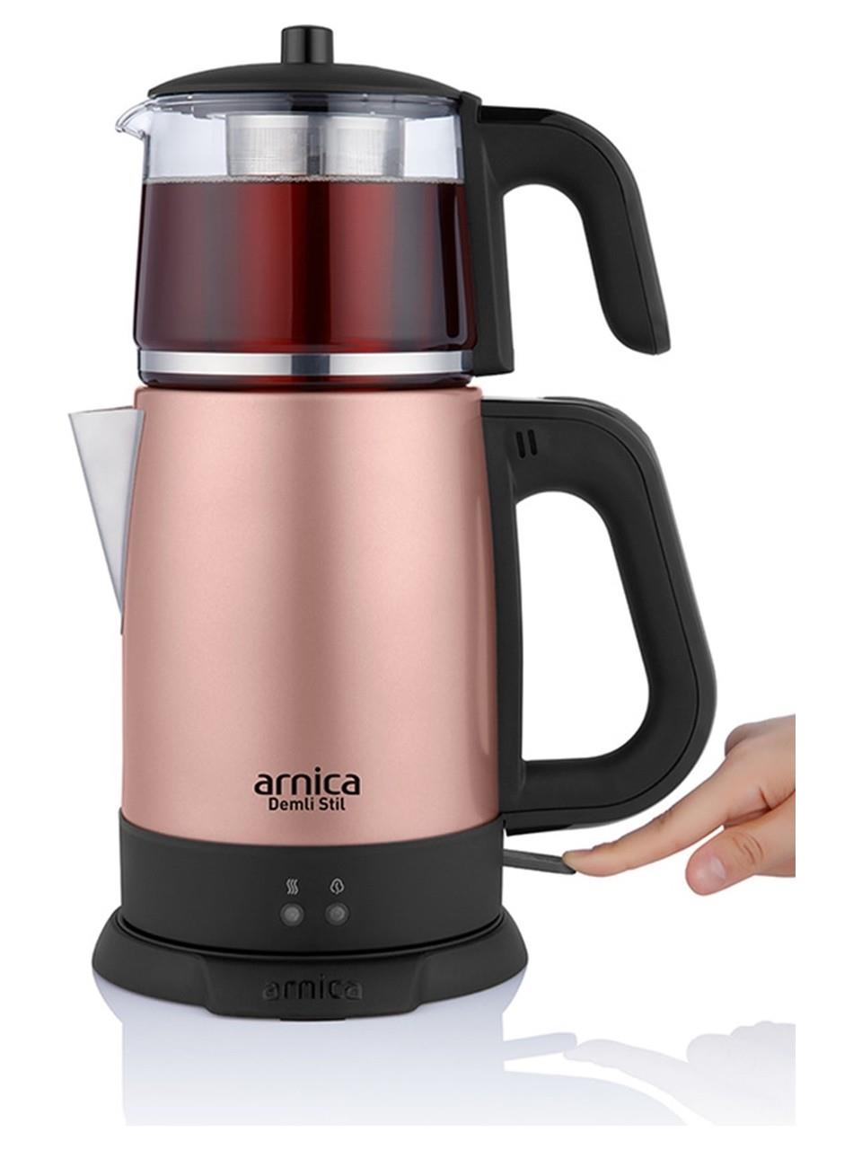 Arnica IH33200 Demli Stil Rose Cam Çay Makinası