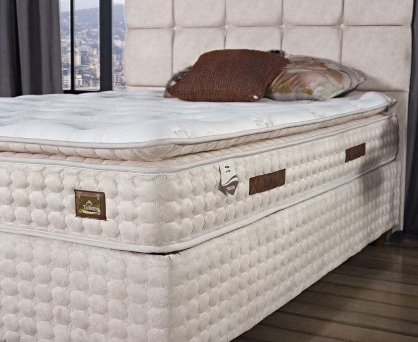 Begonya Pedli 4 Mevsim DSC Yay Ergonomik Yatak Seti