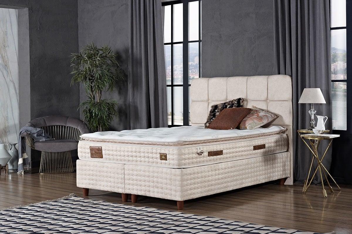 Begonya Pedli 4 Mevsim DSC Yay Ergonomik Yatak Seti