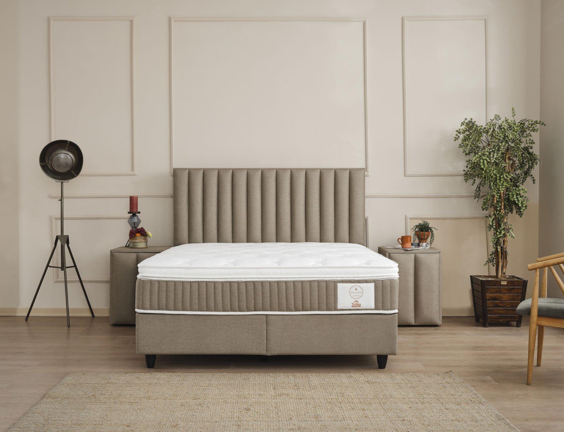 BELEZZA Sandıklı Kilitlenebilir Amortisörlü Fonksiyonel Baza