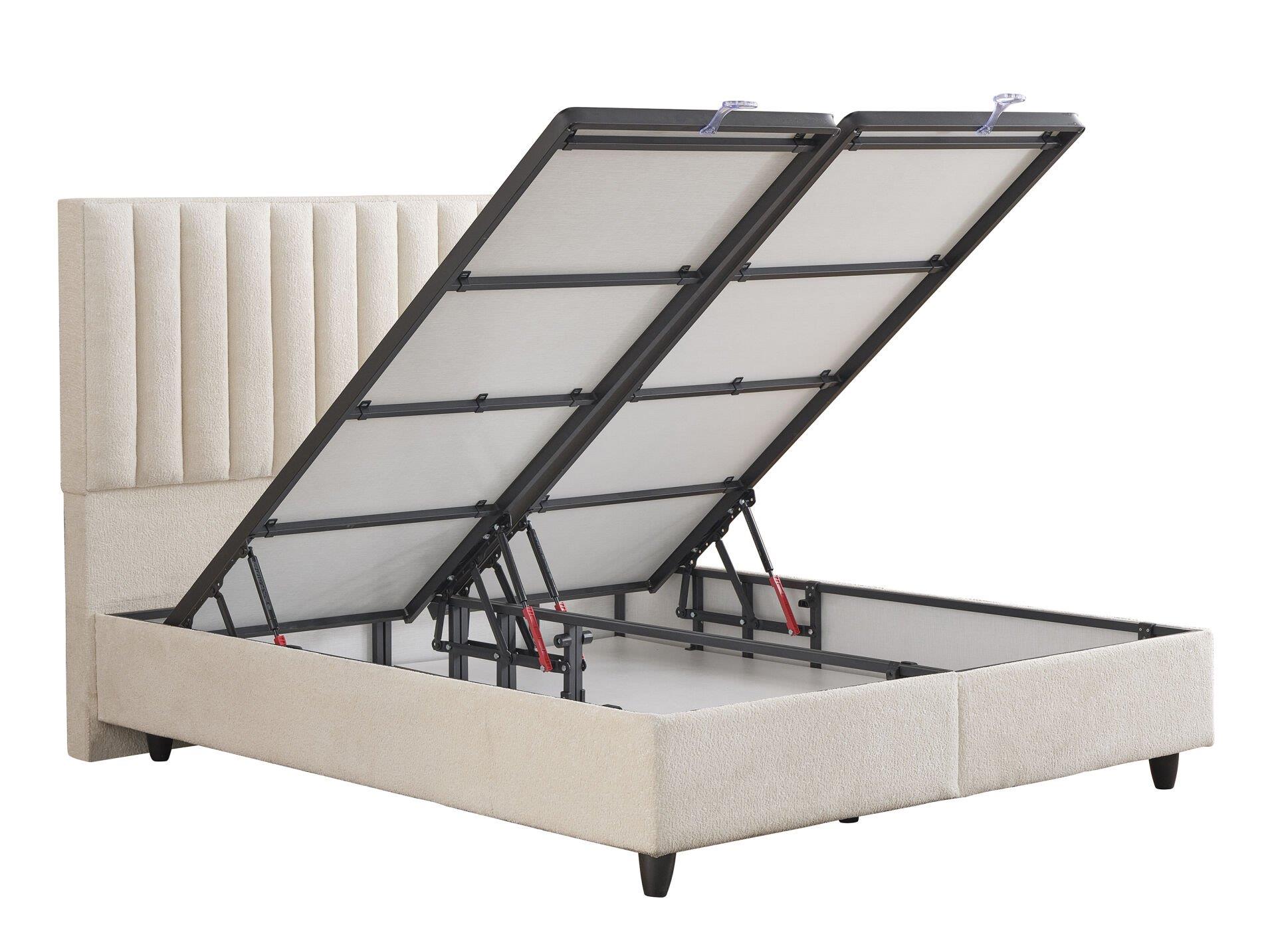 BELEZZA Sandıklı Kilitlenebilir Amortisörlü Fonksiyonel Baza