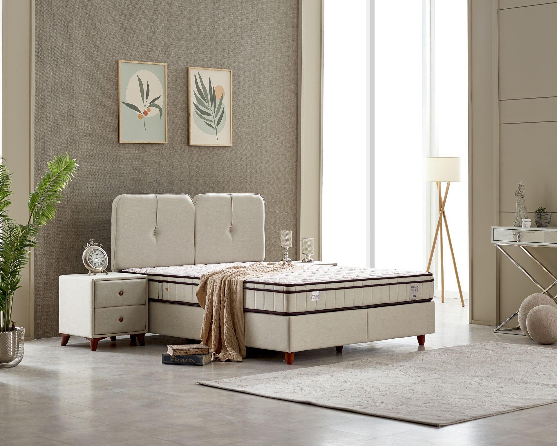 Bodrum DCS Dinamik Yay Sistemli Tek Yönlü Dört Mevsim Yatak