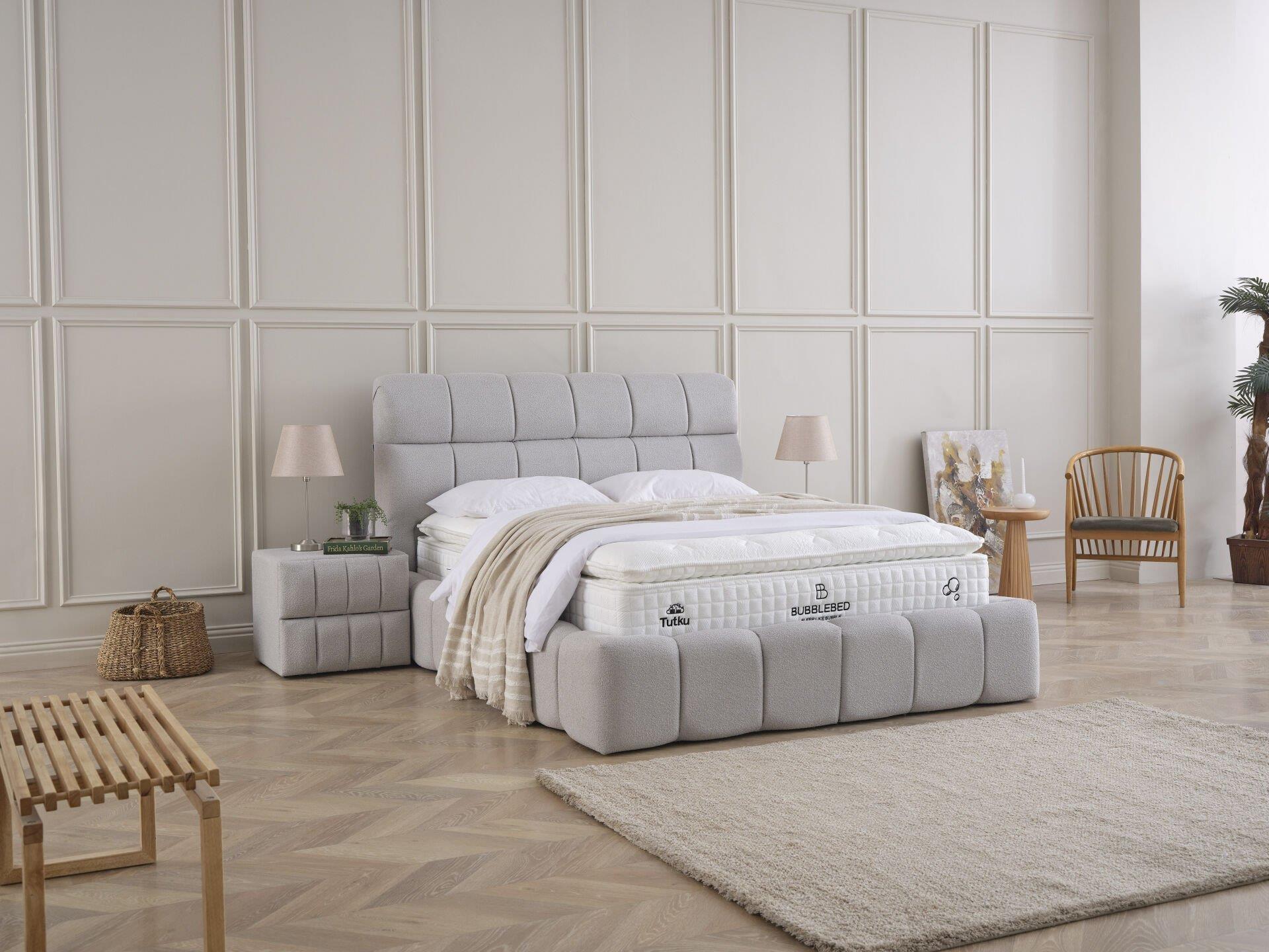 BUBBLEBED CloudDream Comfort Yatak – Bulut Yumuşaklığında Konfor, Orta Sert Destek, Torba Yay Sistemli, Premium Seri