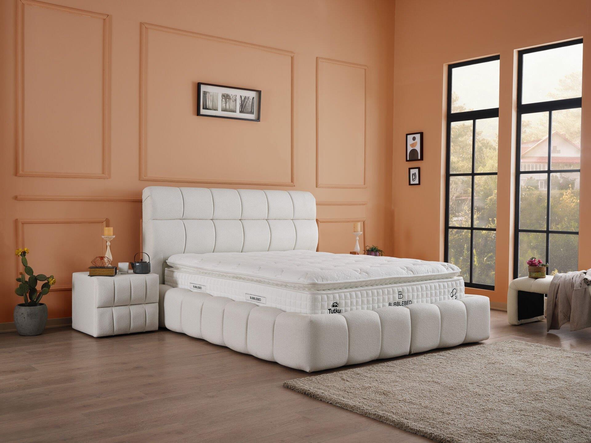 BUBBLEBED CloudDream Comfort Yatak – Bulut Yumuşaklığında Konfor, Orta Sert Destek, Torba Yay Sistemli, Premium Seri